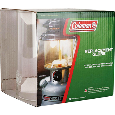 Coleman Replacement Globe, Fits Coleman Lantern Models 220, 228, 235, 290, 295, 2600